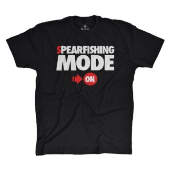 t shirt spearfishing mode on nero
