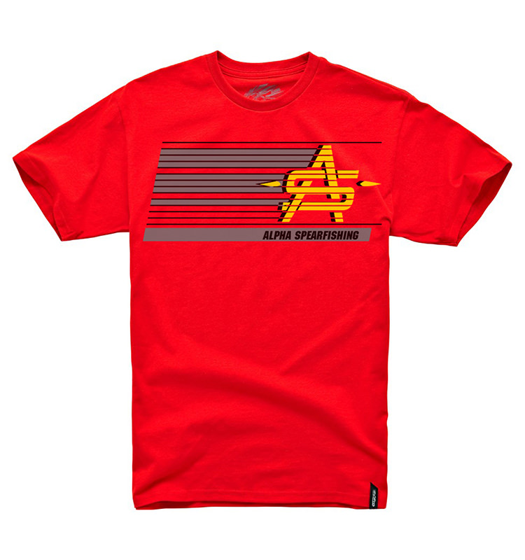 spearfishing tee rossa